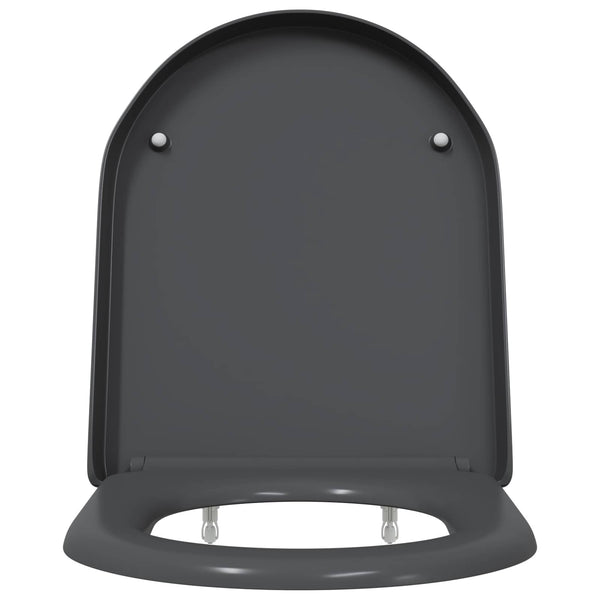 WC-istuin Antrasiitti 49 x 36 x 4 cm Duroplast