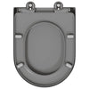 WC-istuin Harmaa 49 x 36 x 4 cm Duroplast