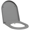 WC-istuin Harmaa 49 x 36 x 4 cm Duroplast