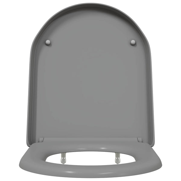 WC-istuin Harmaa 49 x 36 x 4 cm Duroplast