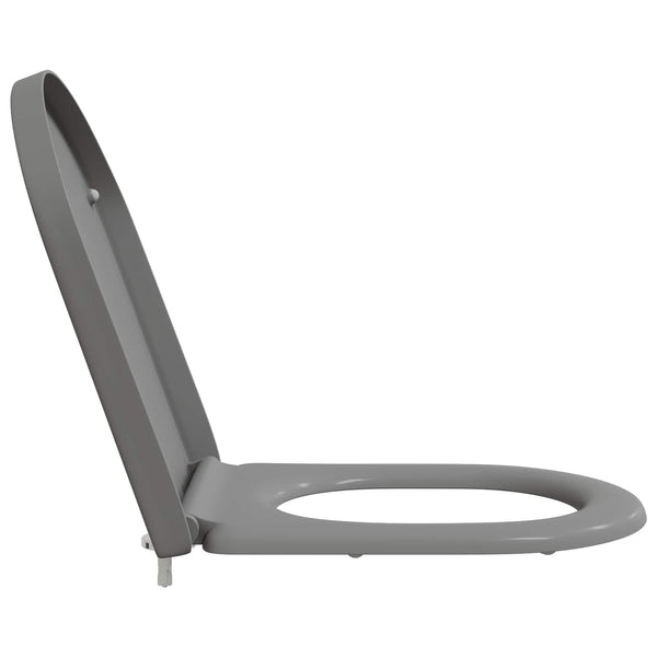 WC-istuin Harmaa 49 x 36 x 4 cm Duroplast