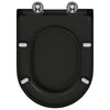 WC-istuin Musta 49 x 36 x 4 cm Duroplast