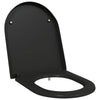WC-istuin Musta 49 x 36 x 4 cm Duroplast