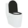 WC-istuin Musta 49 x 36 x 4 cm Duroplast