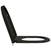 WC-istuin Musta 49 x 36 x 4 cm Duroplast