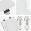 WC-istuin Valkoinen 49 x 36 x 4 cm Duroplast