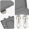 WC-istuin Harmaa 47,5 x 35 x 3,6 cm Duroplast