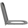 WC-istuin Harmaa 47,5 x 35 x 3,6 cm Duroplast