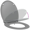 WC-istuin Harmaa 45,5 x 37,5 x 3,8 cm Duroplast
