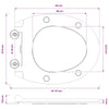 WC-istuin Harmaa 45,5 x 37,5 x 3,8 cm Duroplast