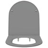 WC-istuin Harmaa 47 x 36 x 3,4 cm Duroplast