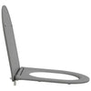 WC-istuin Harmaa 47 x 36 x 3,4 cm Duroplast