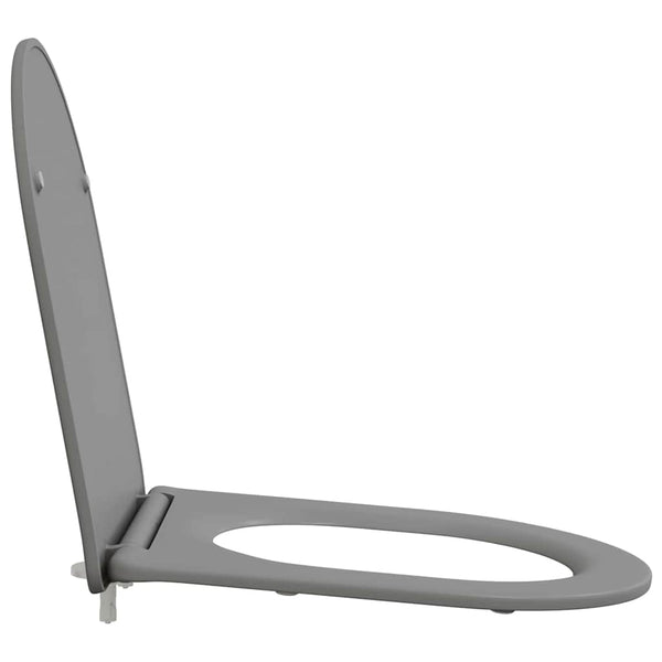 WC-istuin Harmaa 47 x 36 x 3,4 cm Duroplast