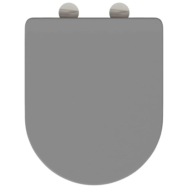 WC-istuin Harmaa 47 x 36 x 3,4 cm Duroplast