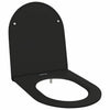 WC-istuin Musta 47 x 36 x 3,4 cm Duroplast