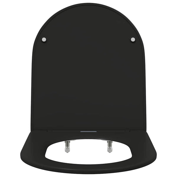 WC-istuin Musta 47 x 36 x 3,4 cm Duroplast