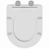 WC-istuin valkoinen 47 x 36 x 3,4 cm Duroplast