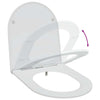 WC-istuin valkoinen 47 x 36 x 3,4 cm Duroplast