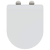 WC-istuin valkoinen 47 x 36 x 3,4 cm Duroplast