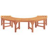 Puun penkki 8 -Seater 2 kpl 160 x 80 x 45cm Tiheä Eukalyptuspuu