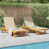 Aurinkotuoli 3 kpl Tiheä akasiapuu Ruskea