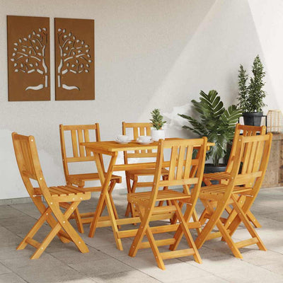 Ruskea puutarhan tuoli Najnalka 36x46x86cm (6 pcs akaasiapuu)
