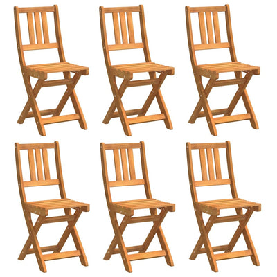 Ruskea puutarhan tuoli Najnalka 36x46x86cm (6 pcs akaasiapuu)