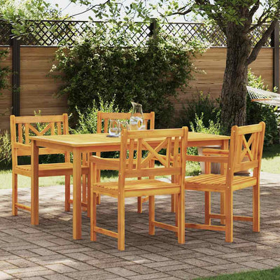 Ruskea puutarhan tuoli Acvinia 56x56x90cm (4 pcs, akaasiapuu)
