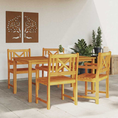 Ruskea puutarhan tuoli Acvinia 56x56x90cm (4 pcs, akaasiapuu)