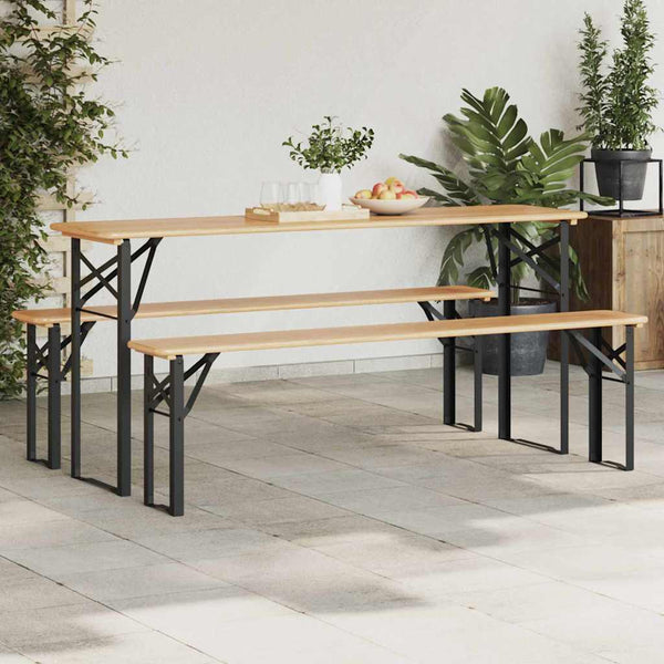 Olutpöydän jalka 2 kpl Musta 39 x 3 x 75 cm Jauhemaalattu Teräs