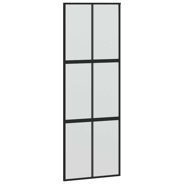 liukuovi laitteistosarjalla 90x205cm karkaistu lasi ja alumiini