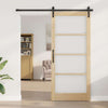 Liukuovi ORKDAL Luonnollinen ja musta 93 x 211 cm