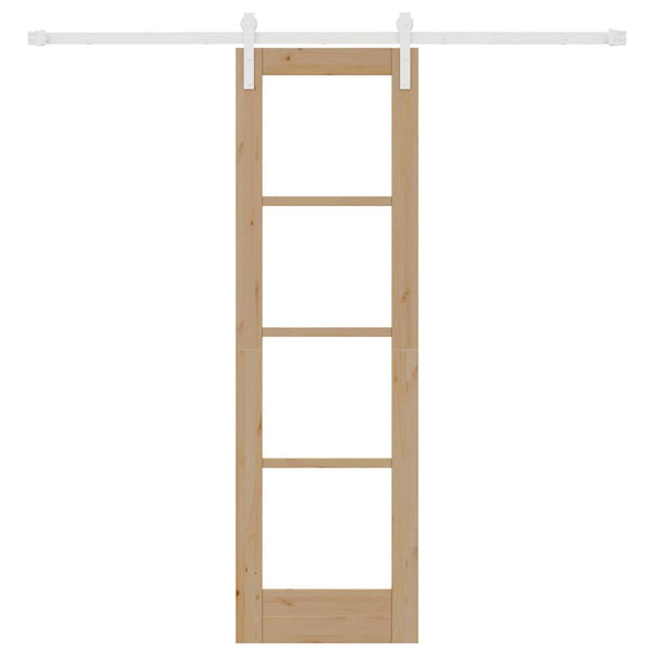 Liukuovi ORKDAL Luonnollinen 61 x 198,5 cm Täysi mänty ja lasi