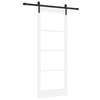 Liukuovi ORKDAL Valkoinen 83 x 211 cm Täysi mänty ja lasi