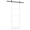 Liukuovi ORKDAL Valkoinen 83 x 211 cm Täysi mänty ja lasi