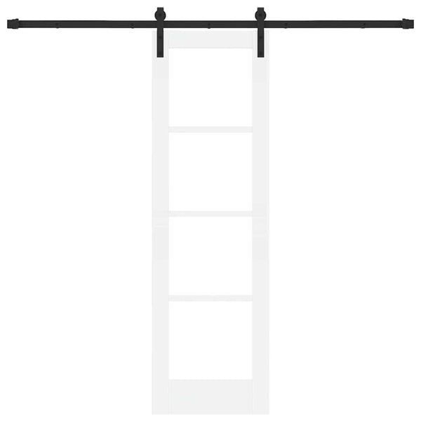 Liukuovi ORKDAL Valkoinen 61 x 198,5 cm Täysi mänty ja lasi