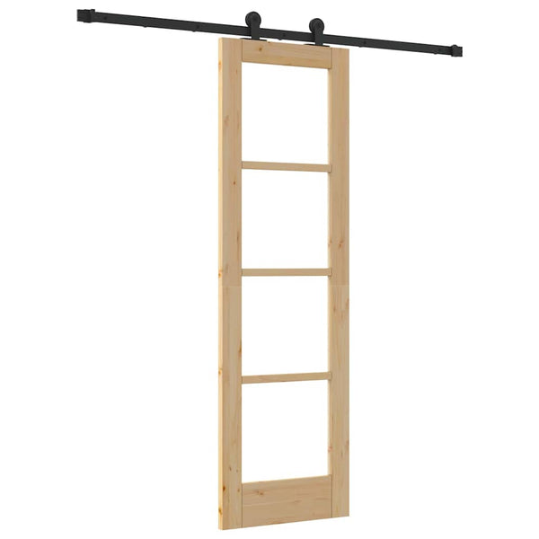 Liukuovi ORKDAL 61 x 198,5 cm Täysi mänty ja lasi