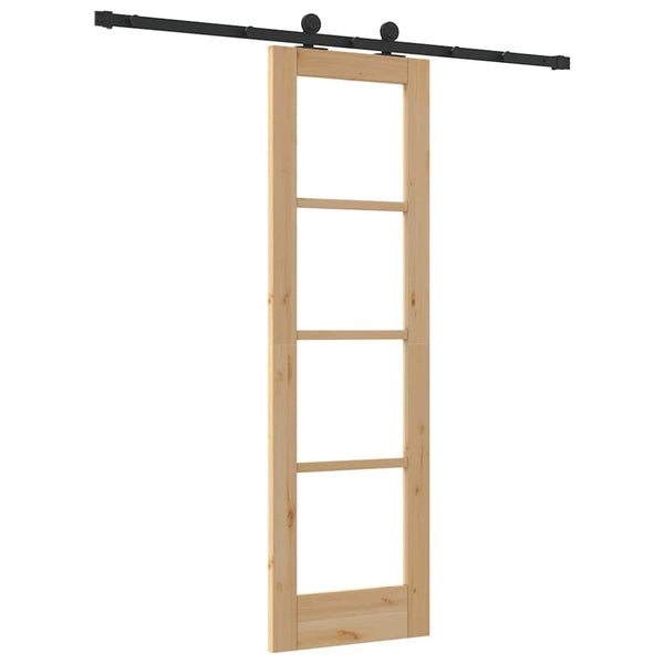 Liukuovi ORKDAL 61 x 198,5 cm Täysi mänty ja lasi