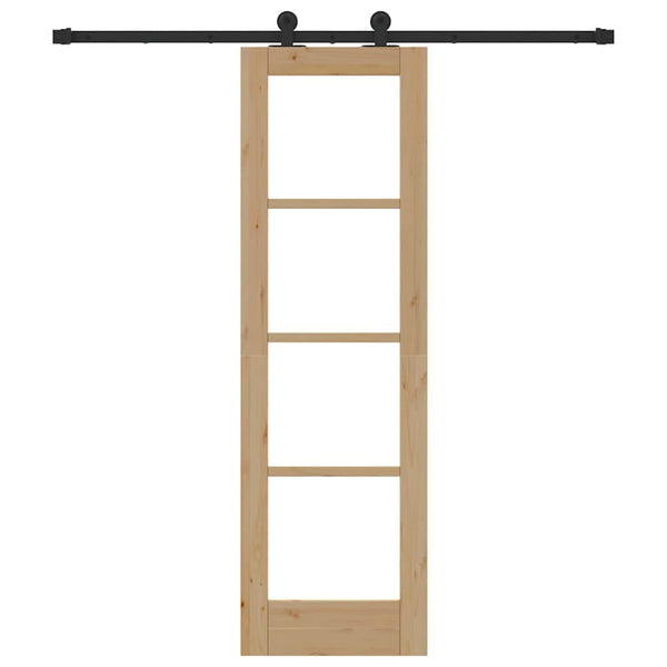 Liukuovi ORKDAL 61 x 198,5 cm Täysi mänty ja lasi