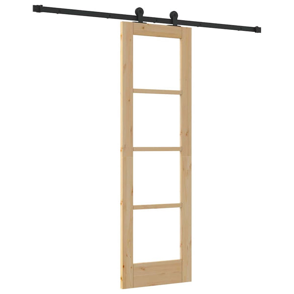 Liukuovi ORKDAL 61 x 198,5 cm Täysi mänty ja lasi