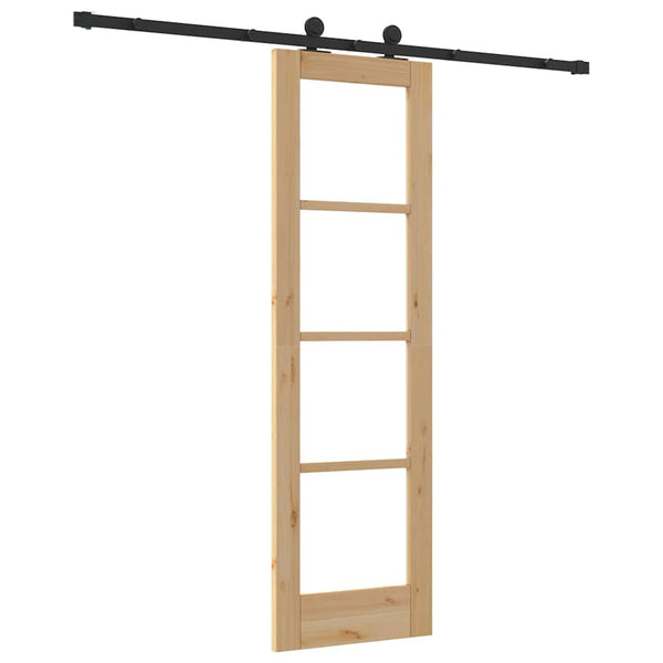Liukuovi ORKDAL 61 x 198,5 cm Täysi mänty ja lasi