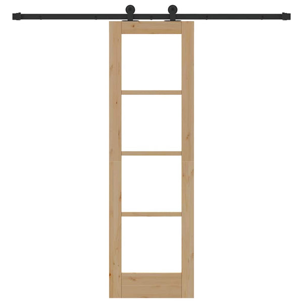 Liukuovi ORKDAL 61 x 198,5 cm Täysi mänty ja lasi