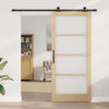 Liukuovi ORKDAL 93 x 211 cm Täysi mänty ja lasi
