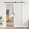 Liukuovi ORKDAL 93 x 232 cm Täysi mänty ja lasi