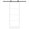 Liukuovi ORKDAL 93 x 232 cm Täysi mänty ja lasi