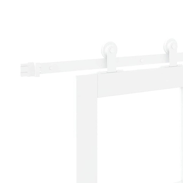 Liukuovi ORKDAL 61 x 198,5 cm Täysi mänty ja lasi valkoinen