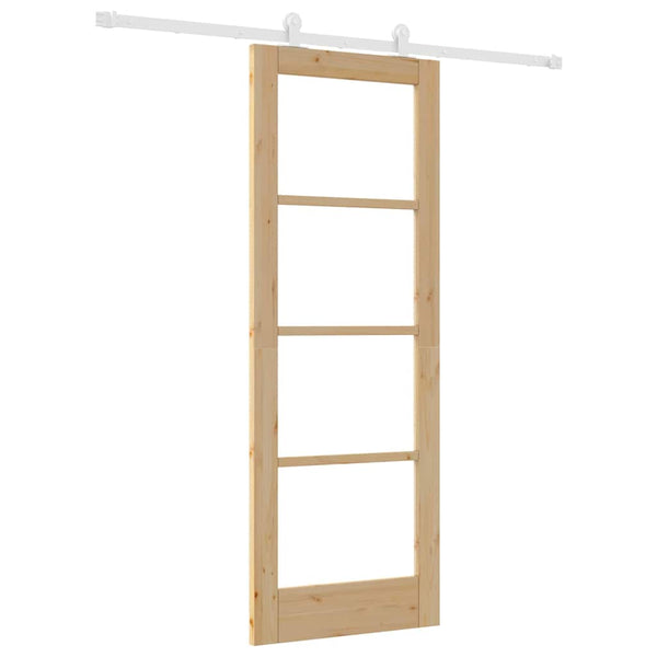Liukuovi ORKDAL 73,5 x 198,5 cm Täysi mänty ja lasi