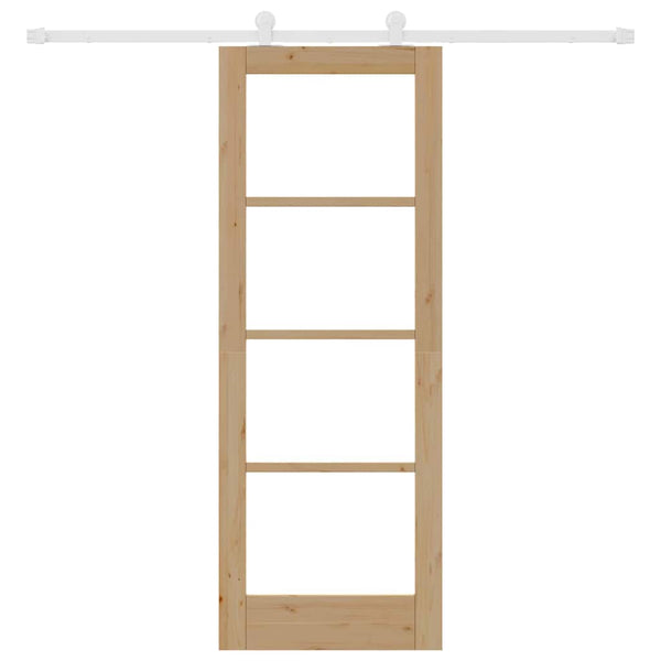 Liukuovi ORKDAL 73,5 x 198,5 cm Täysi mänty ja lasi