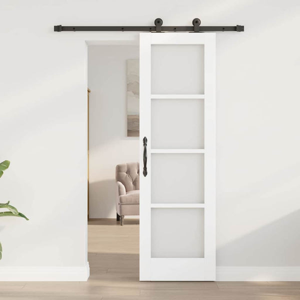 Liukuovi ORKDAL Valkoinen 61 x 198,5 cm Täysi mänty ja lasi