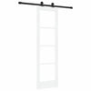 Liukuovi ORKDAL Valkoinen 61 x 198,5 cm Täysi mänty ja lasi